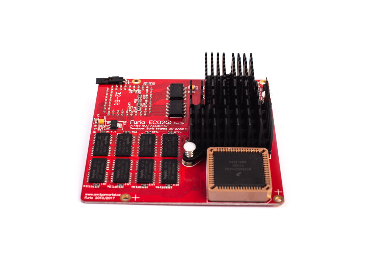 RARE Accelerator board for Amiga 600 11MB RAM Furia CPU 40Mhz 
